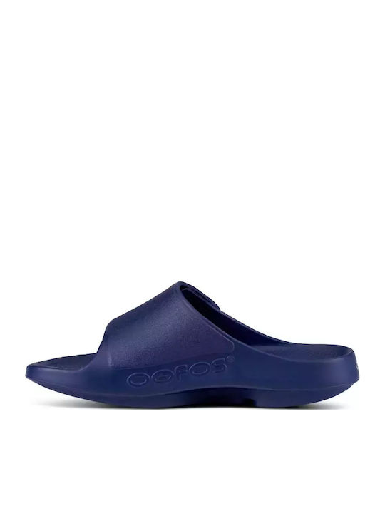 Oofos Sport Flex Slides Albastru