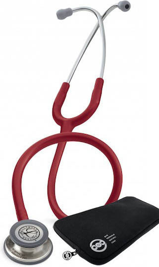 3M Littmann Classic III Non Chill Double Head Stethoscope Burgundy