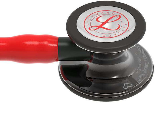 3M Littmann Cardiology IV Кардиологичен Стетоскоп Непрекъснато с Двоен Конус Червен
