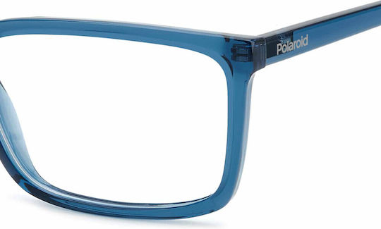 Polaroid Transparent Plastic Eyeglass Frame PLDD546 PJP