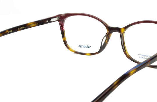Woodys Barcelona Women's Brown Tortoise Prescription Eyeglass Frame BEGONIA 03