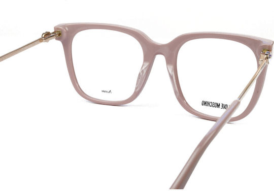 Moschino Дамски Рамка за Очила Пеперуда Розов MOL643 FWM