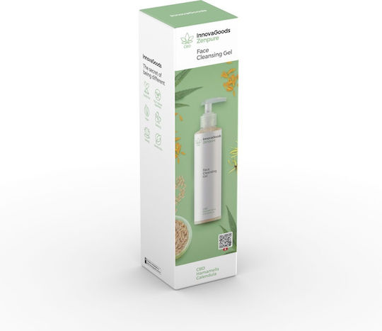 InnovaGoods Zenpure Gesichtsreiniger Gel Für Rötungsreduzierung & Antioxidative Wirkung 200ml