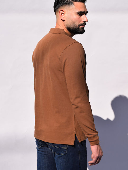 Polo Bluse Camel