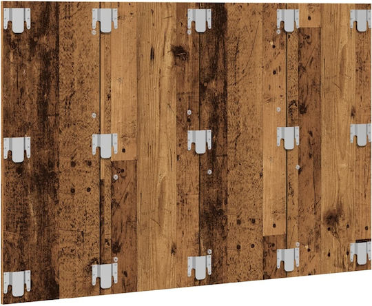 vidaXL Wooden Bed Headboard Brown 120x80cm