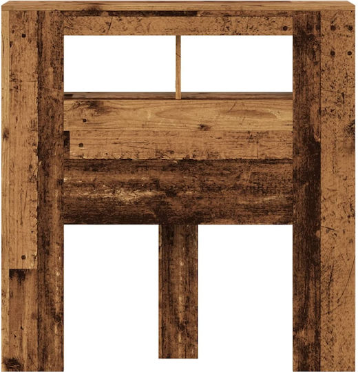 vidaXL Κεφαλάρι Κρεβατιού Ξύλινο Καφέ 100x103.5cm