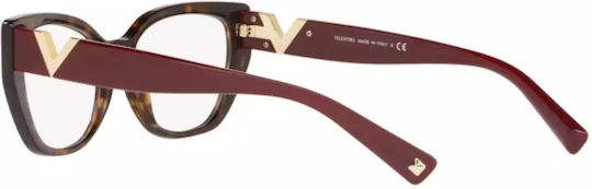 Valentino Rame Ochelari Pentru Femei Acetat Maro Tortoise