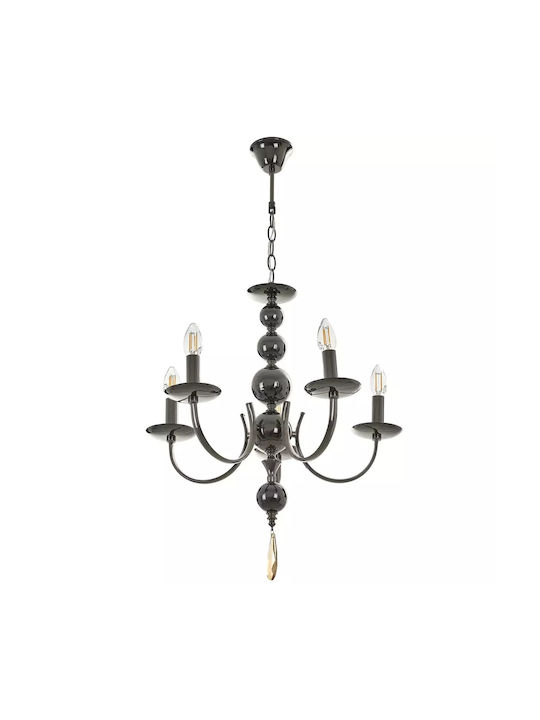 Candelabru LED Ø52cm Negru
