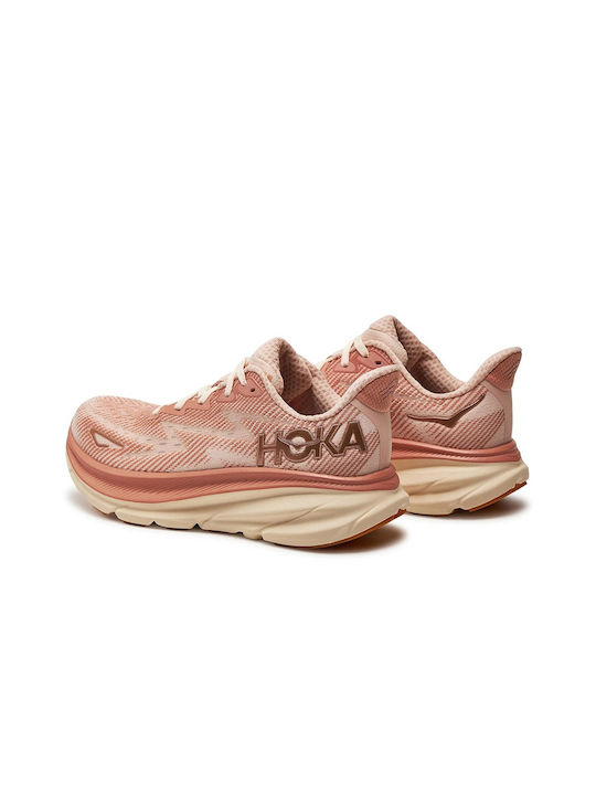 Clifton 9 Damen Sportschuhe Laufen Rosa