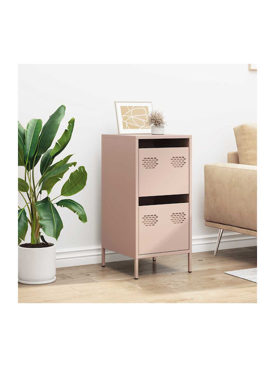 Office Storage Metal Drawer Pink L35xW39xH73.5cm