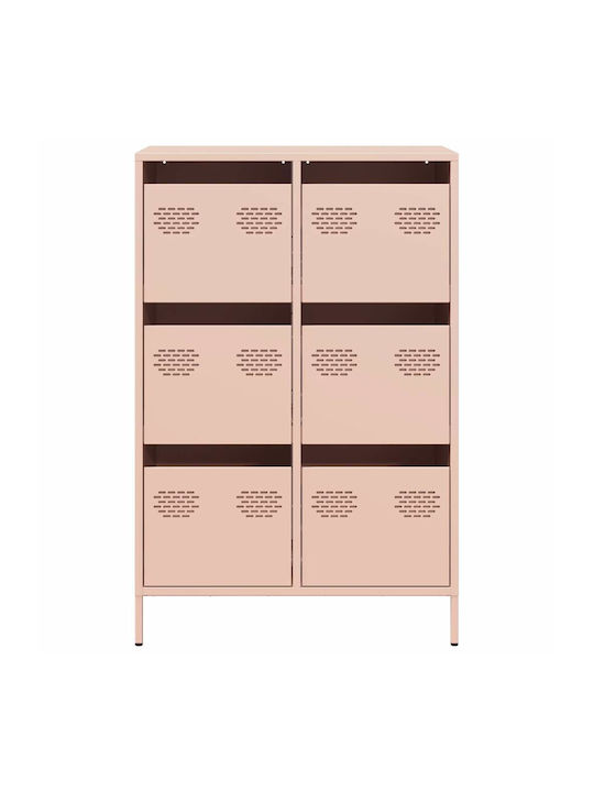 Чекмеджета Офис Метална Pink 68x39x101.5см