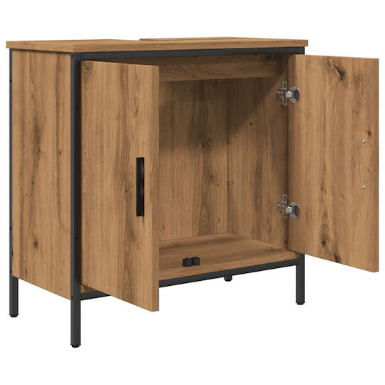 vidaXL Countertop with Sink L60xW30xH60cm Coffee