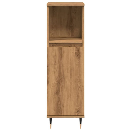 vidaXL Cabinet de baie L30xA30xÎ100cm Stejar