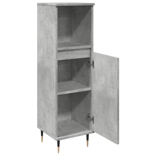 vidaXL Badezimmerschrank B30xT30xH100cm Gray