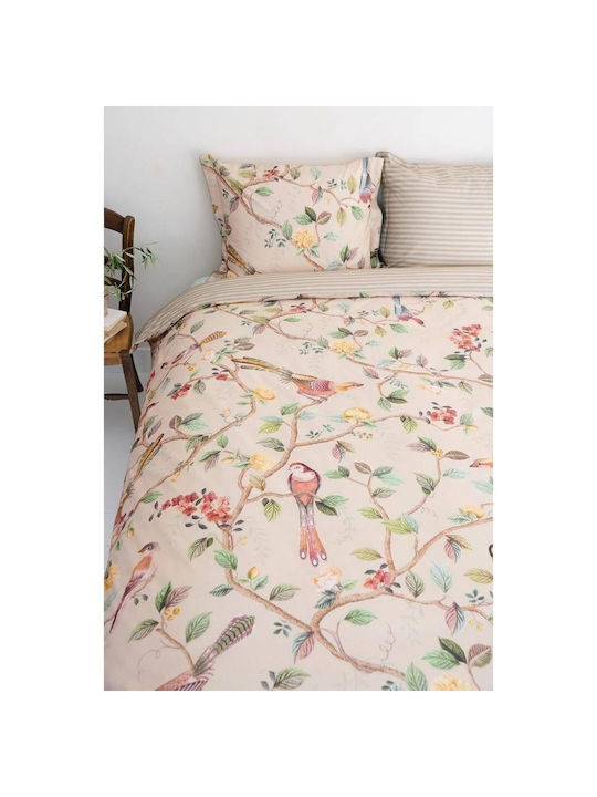 PiP Studio Duvet Cover Set Double with 2 Pillowcases 200x260 Dark green