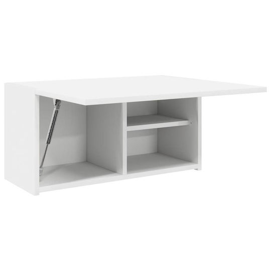 vidaXL Bathroom Cabinet L60xW25xH30cm White
