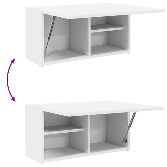 vidaXL Bathroom Cabinet L60xW25xH30cm White