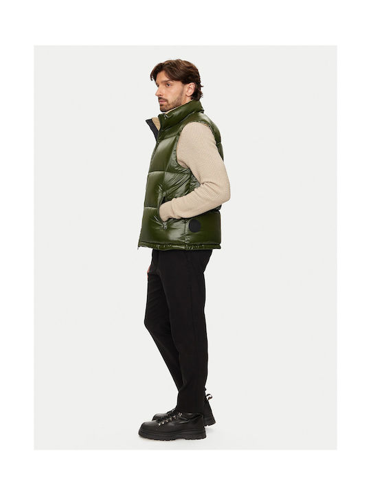 Ärmellos Jacke Puffer Grün