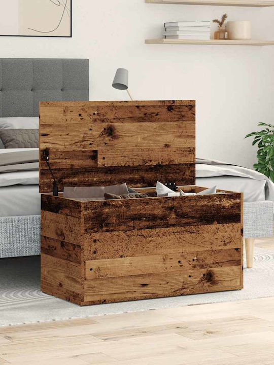 vidaXL Μπαούλο Ξύλινο 84x42x46εκ. Καφέ