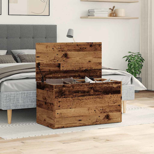 vidaXL Μπαούλο Ξύλινο 84x42x46εκ. Καφέ