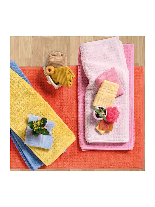 Das Home Non-Slip Bath Mat Cotton 0762 420750800762 Pink 50x80cm