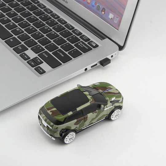 SUV Безжичен Мишка Зелен