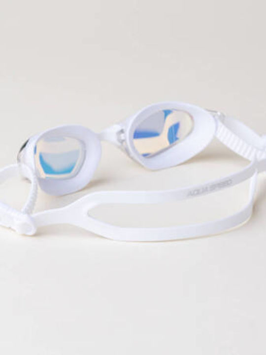Aquaspeed Swimming Goggles Adults with Anti-fog Lenses White