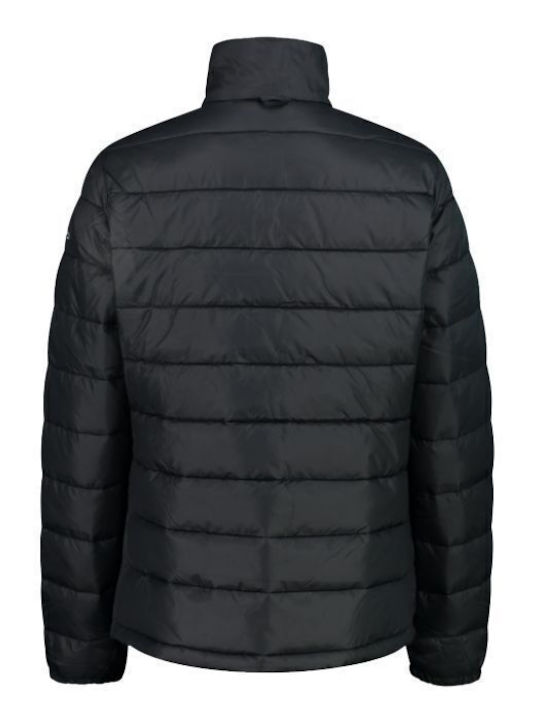Women's Short Lifestyle Jacket Waterproof for Winter with Hood Black