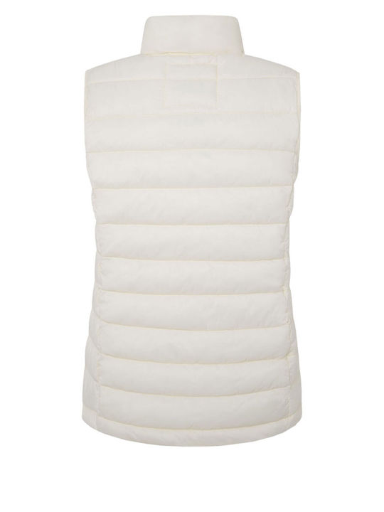 Pepe Jeans Sleeveless Jacket White