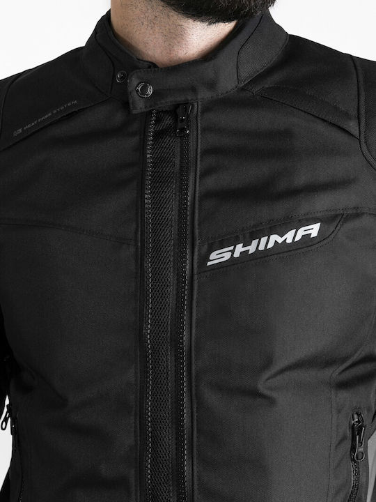 Shima Rush 2.0 Ανδρικό Μπουφάν Μηχανής 4 Εποχών Μαύρο