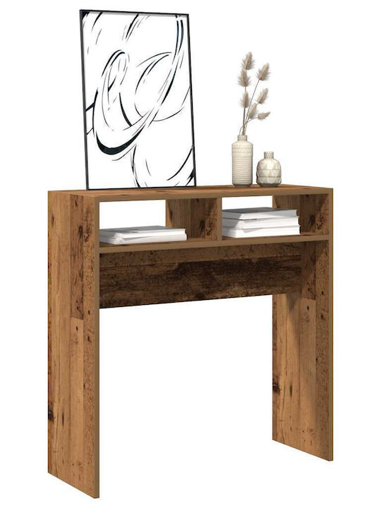 Wooden Console Table Coffee L78xW30xH80cm