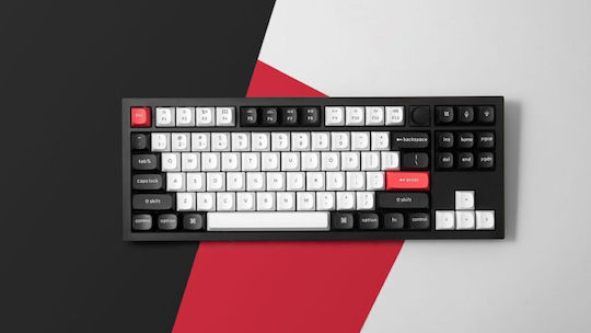 Keychron Q3 HE QMK Q3H-M1 Wireless Gaming Mechanical Keyboard Tenkeyless with Gateron Double-Rail Magnetic Nebula Switches and RGB Lighting English US Carbon Black