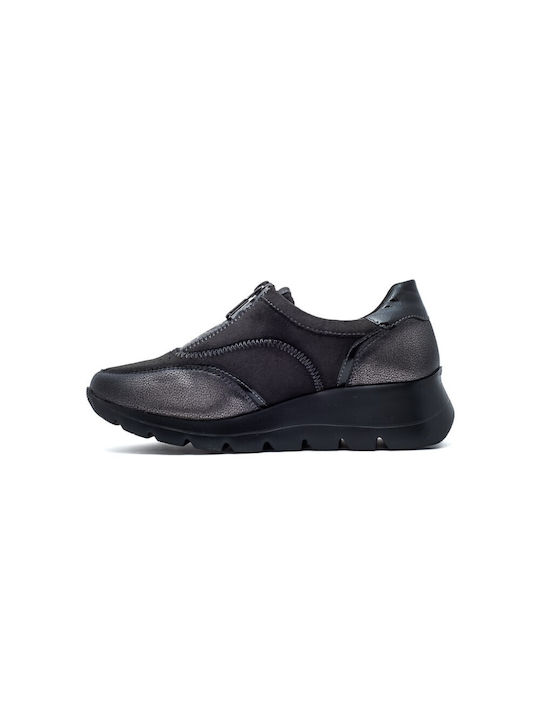Damen Mokassins in Gray Farbe