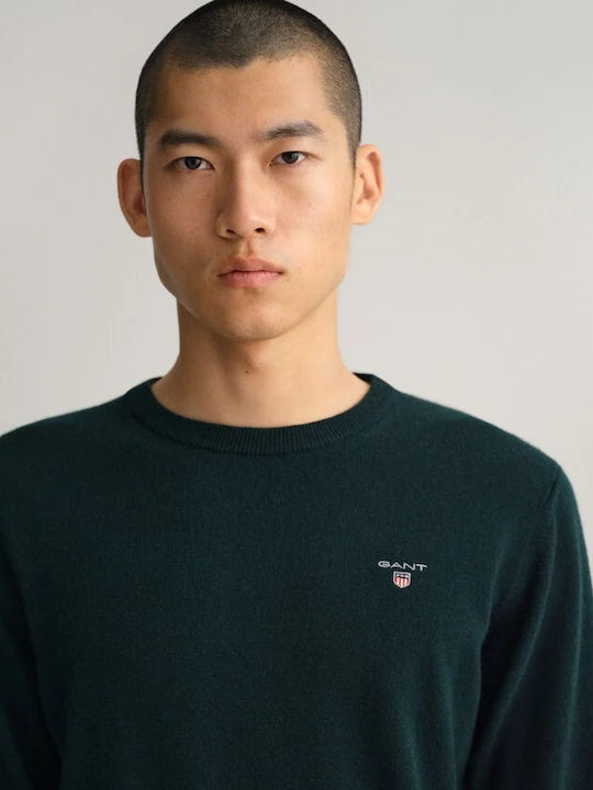 Gant Super Fine Lambswool Sweater Green