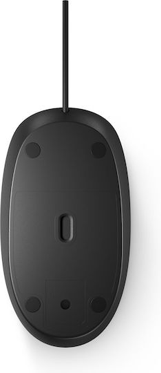 HP 125 Wired Mouse Black