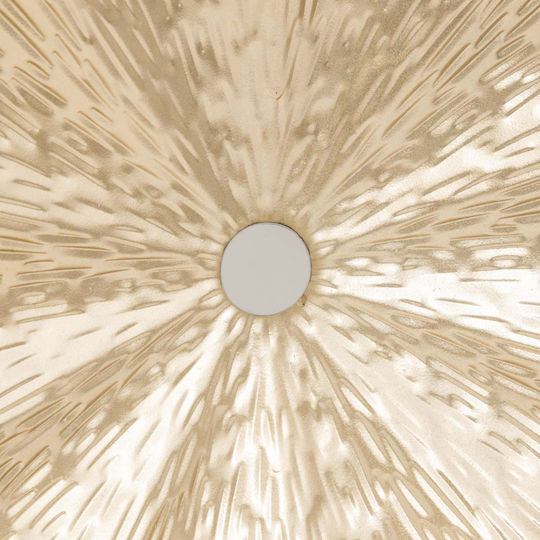 Atmosphera 3D Wall Decor Leslie Gold Made of Metal 3 Pieces