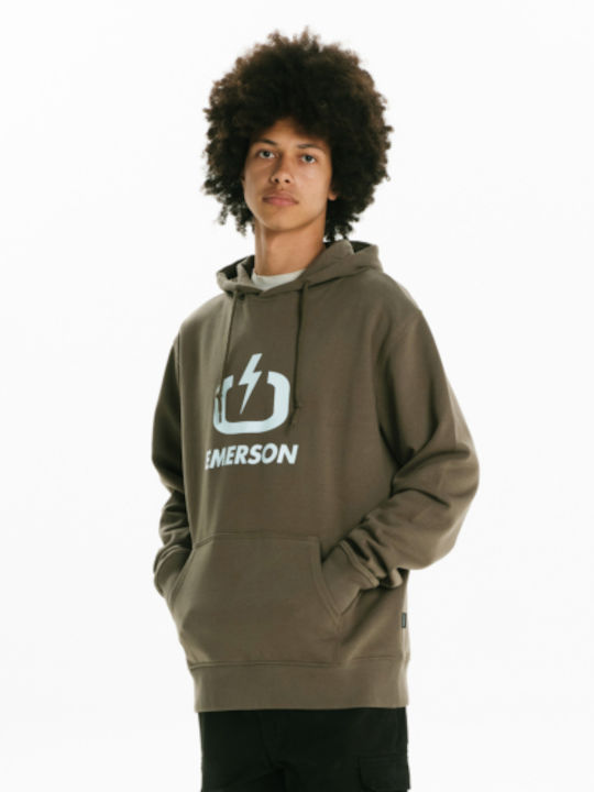 Sweatshirt With Hood Green