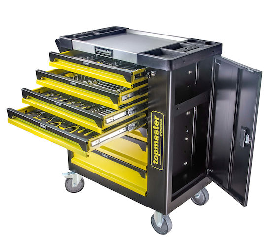 Tool Cabinet 7 Drawers Equipped 182 Pieces Tmp Top Master Pro 455555