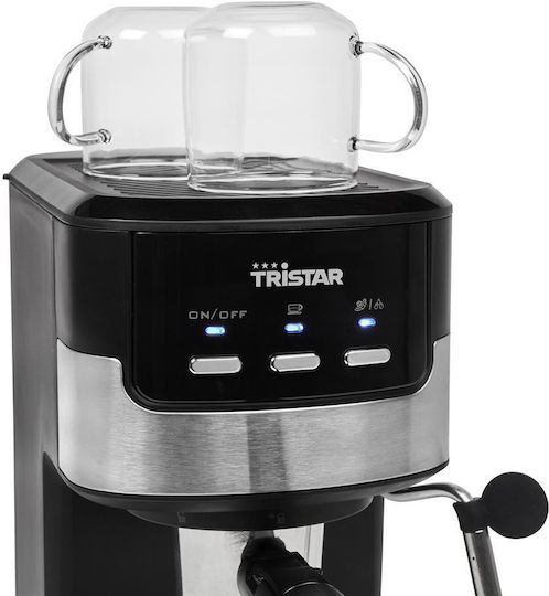Tristar Μηχανή Espresso 1100W Πίεσης 20bar Μαύρη CM-2278