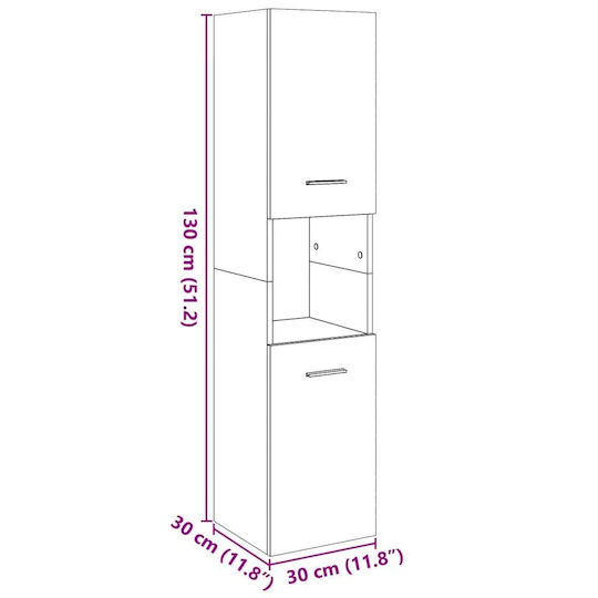 Vidaxl Wall Cabinet