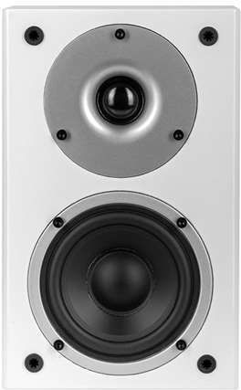 Wilson Raptor Mini Ζεύγος Ηχείων Hi-Fi Βιβλιοθήκης Π16.8xΒ23.5xΥ29.8εκ. Λευκό