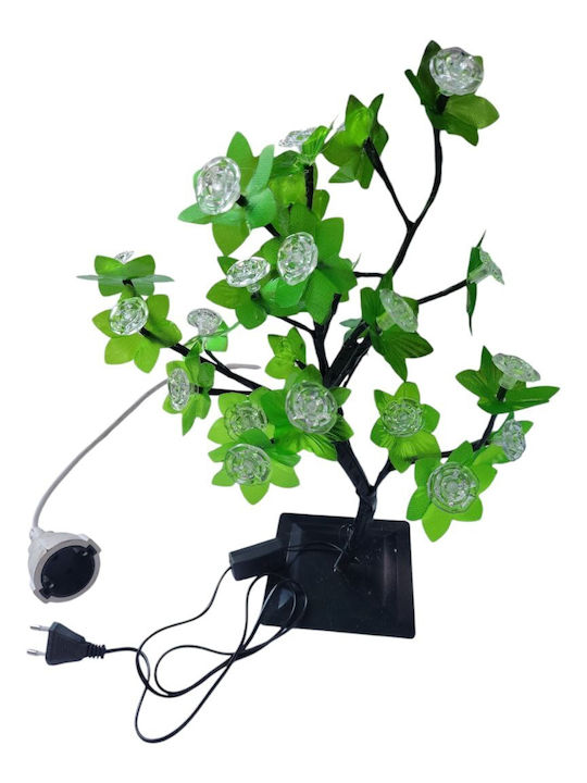 Christmas Decorative Illuminated Cherry Tree Natural Appearance 40cm Green