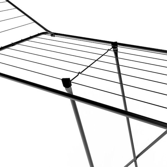 Viosarp Folding Floor Metallic Clothes Drying Rack With Hanging Length 18m