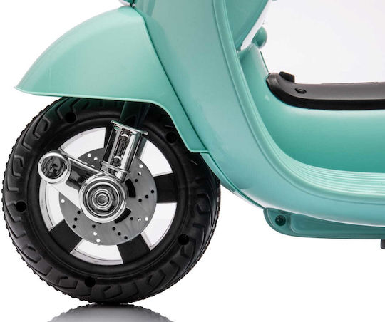 Παιδική Vespa Scooter & Backrest Ηλεκτροκίνητη Τιρκουάζ