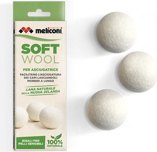 Meliconi Laundry Balls for Clothes 7cm 3pcs