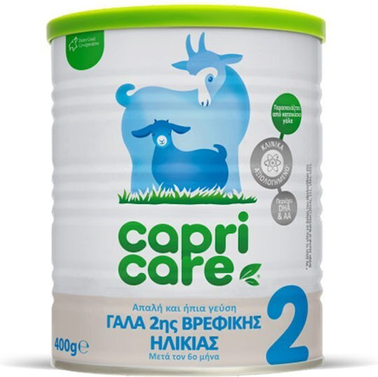 Capricare Milk Powder Goat Milk 2 for 6m++ Months 400gr