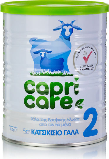 Capricare Milk Powder Goat Milk 2 for 6m++ Months 400gr