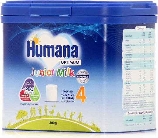 Humana Milk Powder Optimum Junior Milk 4 for 24m++ Months 300gr