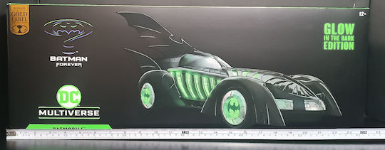 DC Multiverse Gold Label Batmobile Glow In Dark Batman Forever Action Figure 79cm