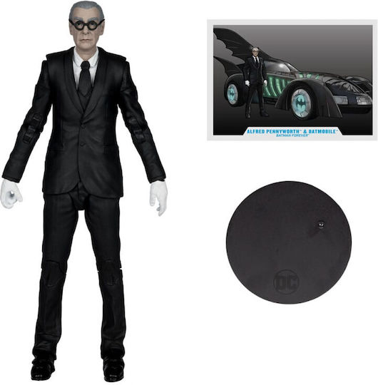 Batman Forever Dc Multiverse Action Figure Vehicle Alfred Pennyworth & Batmobile Gold Label 79 Cm